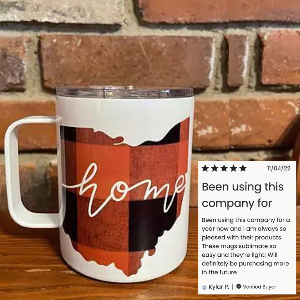 Personalized 12oz Sublimation Camper Mug